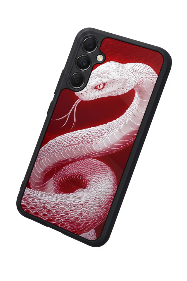 Samsung Galaxy M34 Uyumlu Yılan Tasarımlı Glossy Premium Kılıf