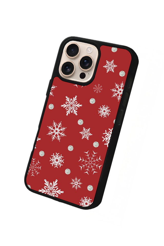 iPhone 14 Pro Max Uyumlu Yilbasi Christmas Tasarımlı Glossy Premium Kılıf
