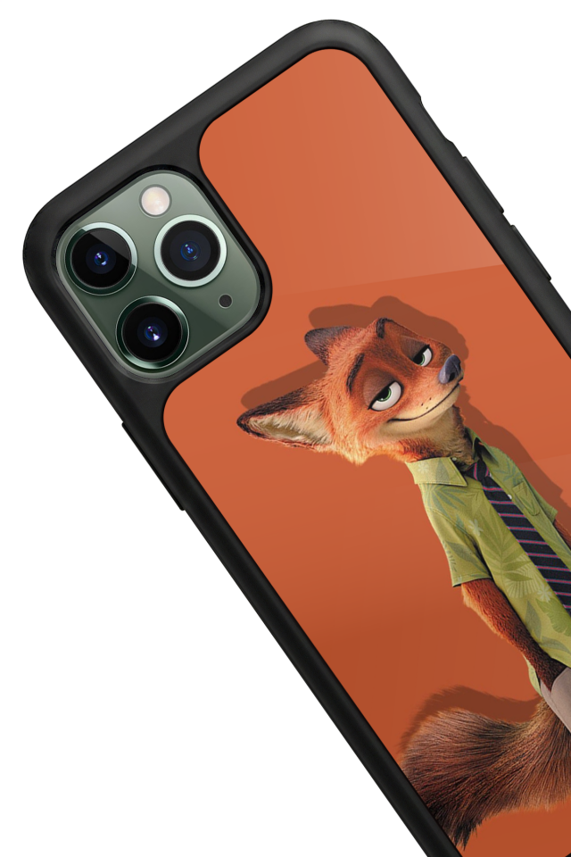 iPhone 11 Pro Max Uyumlu Zootropolis Tasarımlı Glossy Premium Kılıf