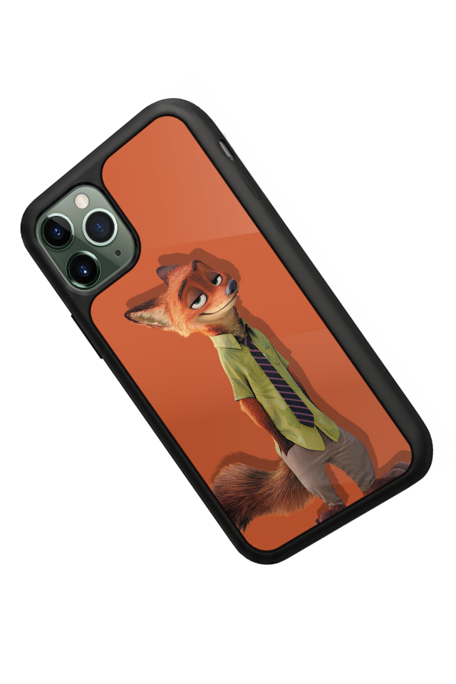 iPhone 11 Pro Max Uyumlu Zootropolis Tasarımlı Glossy Premium Kılıf