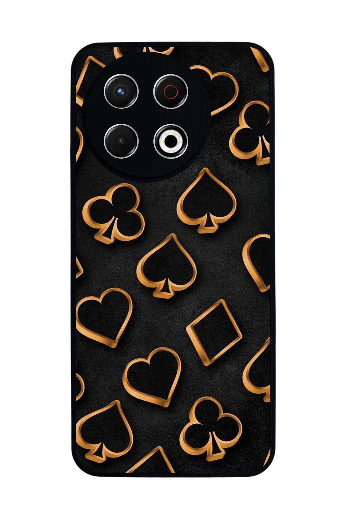 Tecno Spark 30 Pro Uyumlu Kart Tasarımlı Glossy Premium Kılıf
