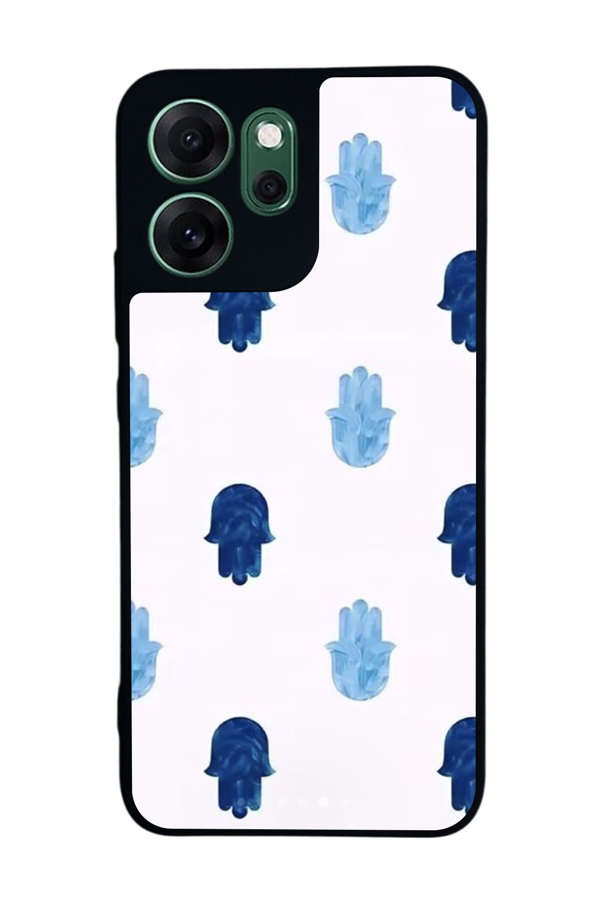 Oppo Reno 14F Uyumlu Nazar Tasarımlı Glossy Premium Kılıf