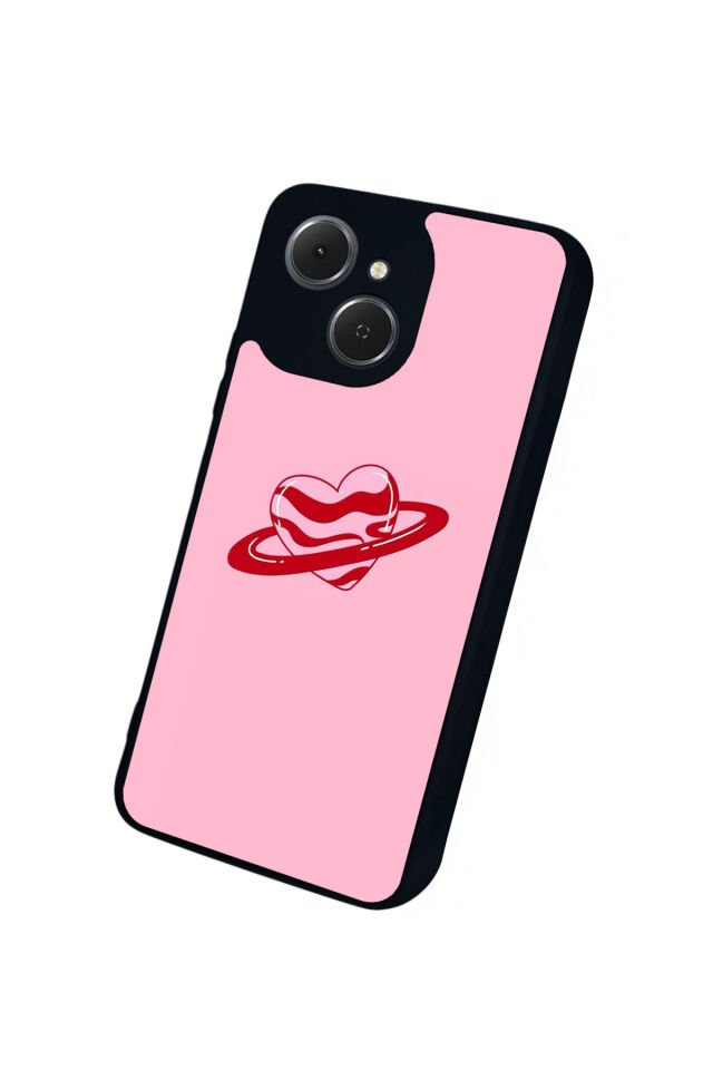 Tecno Spark 40C Uyumlu Kalp Love Tasarımlı Glossy Premium Kılıf