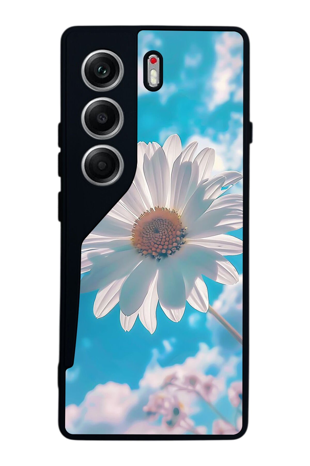 Tecno Camon 40 Uyumlu Cicek Tasarımlı Glossy Premium Kılıf