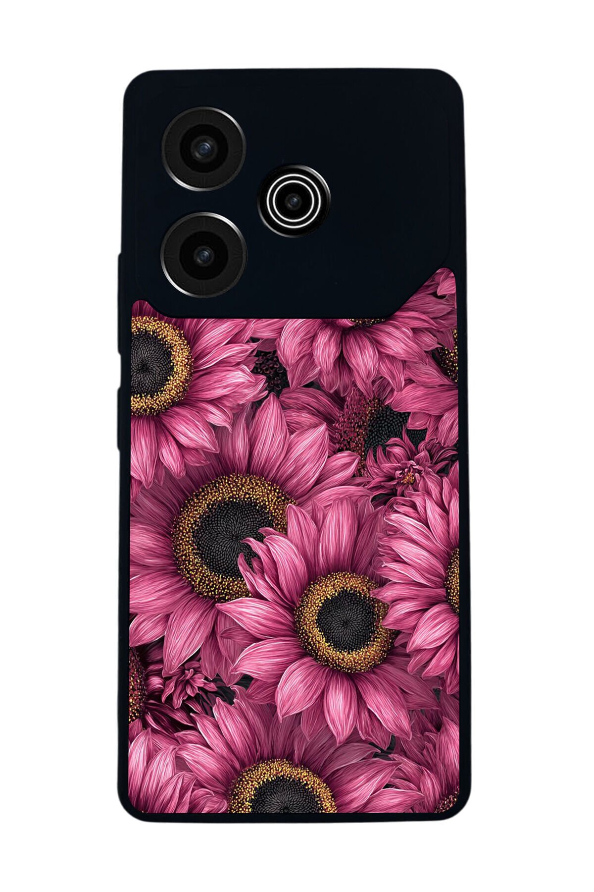 Tecno Pova 6 Uyumlu Cicek Tasarımlı Glossy Premium Kılıf