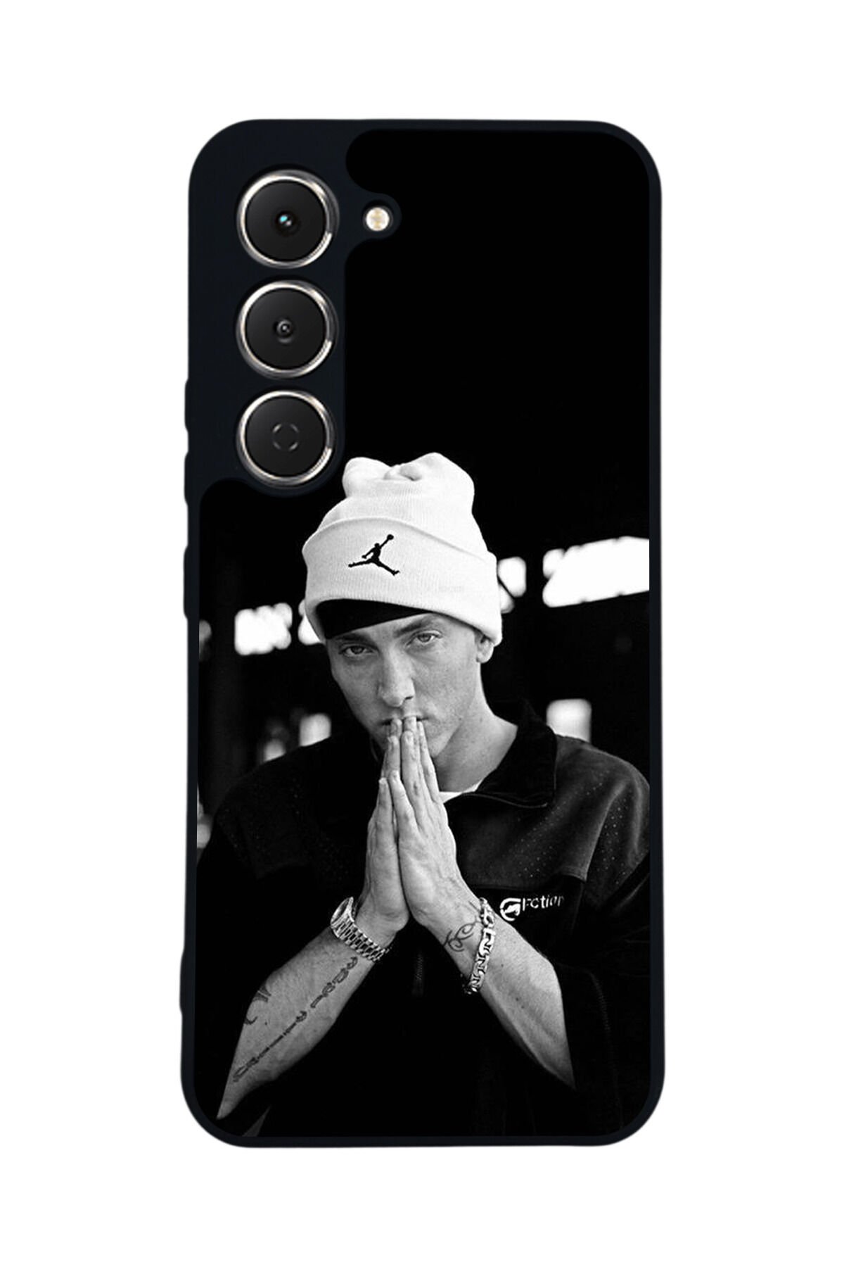 Tecno Spark 40 Pro Uyumlu Eminem Tasarımlı Glossy Premium Kılıf