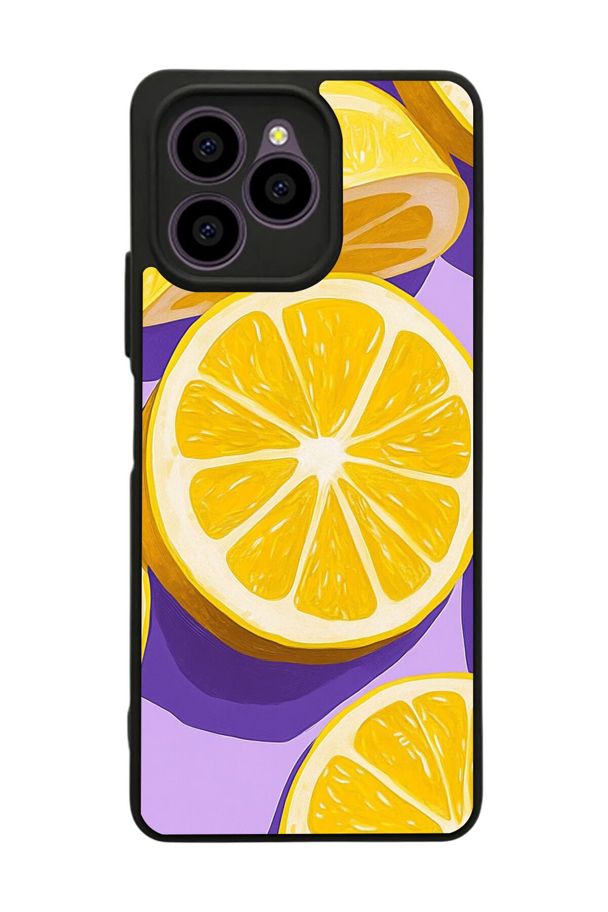 Omix X6 Uyumlu Limon Tasarımlı Glossy Premium Kılıf