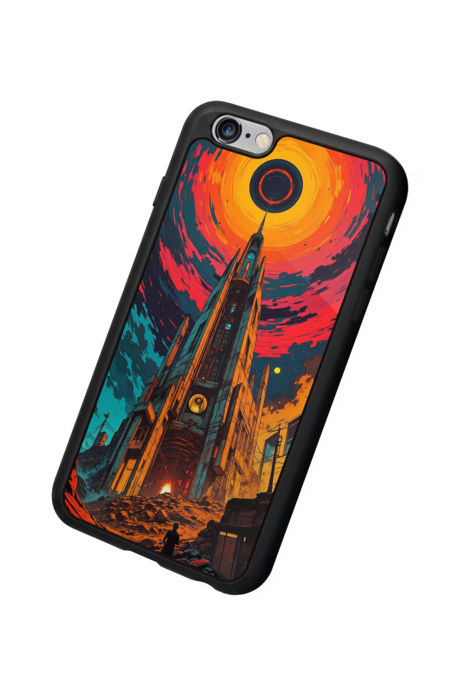 iPhone 6 Plus Uyumlu Abstract Tasarımlı Glossy Premium Kılıf
