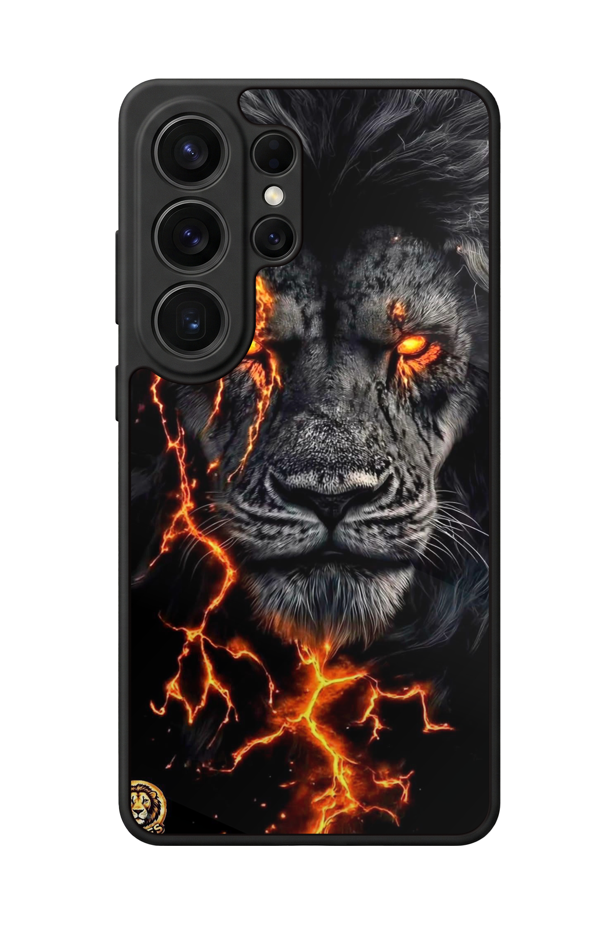 Samsung Galaxy S26 Ultra Uyumlu Aslan Tasarımlı Glossy Premium Kılıf