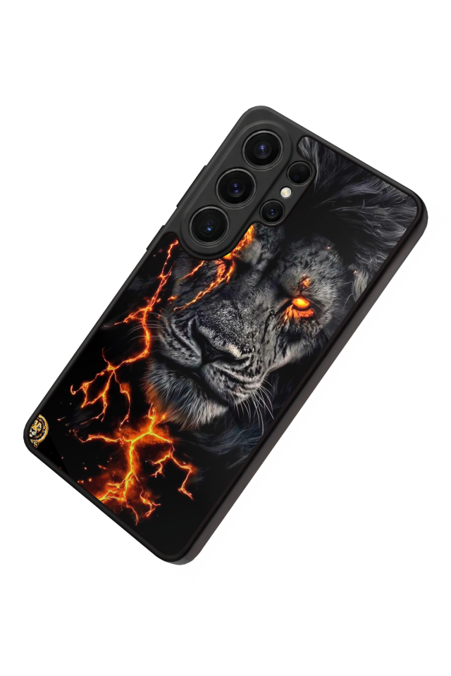 Samsung Galaxy S26 Ultra Uyumlu Aslan Tasarımlı Glossy Premium Kılıf
