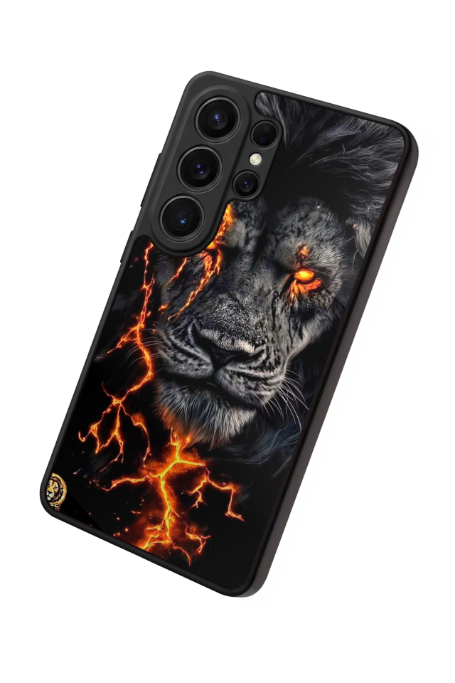 Samsung Galaxy S26 Ultra Uyumlu Aslan Tasarımlı Glossy Premium Kılıf