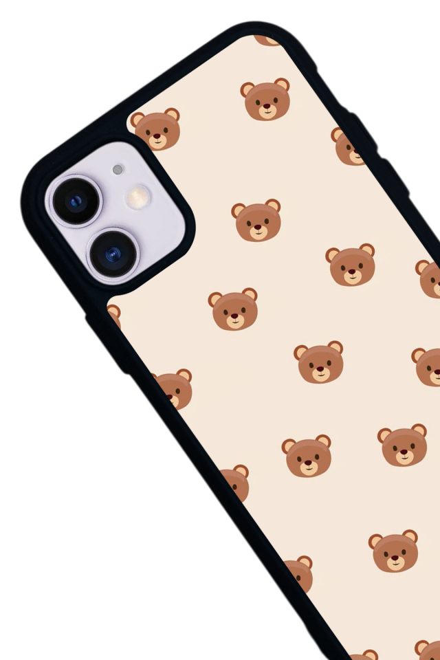 iPhone 11 Uyumlu Ayı Tasarımlı Glossy Premium Kılıf