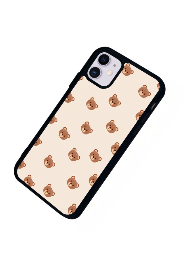 iPhone 11 Uyumlu Ayı Tasarımlı Glossy Premium Kılıf