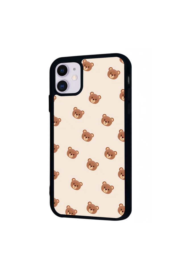 iPhone 11 Uyumlu Ayı Tasarımlı Glossy Premium Kılıf