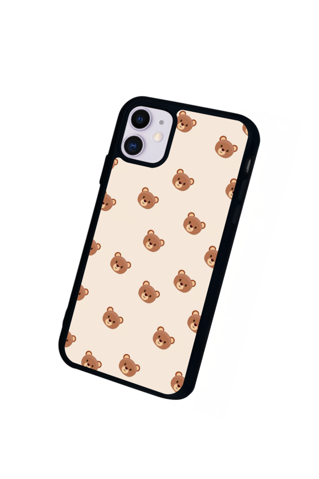 iPhone 11 Uyumlu Ayı Tasarımlı Glossy Premium Kılıf