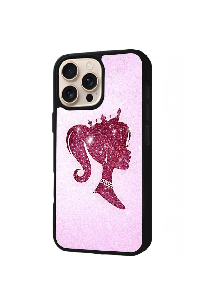 iPhone 15 Pro Max Uyumlu Barbie Tasarımlı Glossy Premium Kılıf