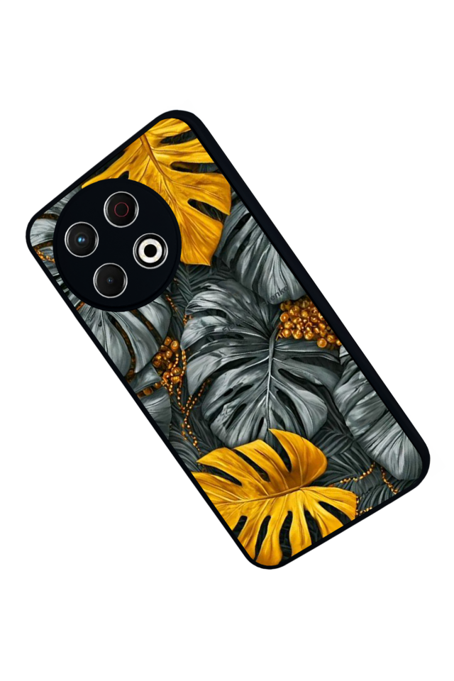 Tecno Spark 30 Pro Uyumlu Botanik Tasarımlı Glossy Premium Kılıf