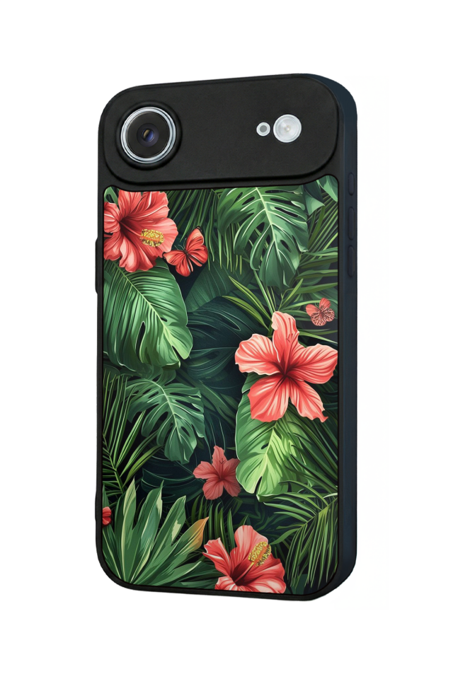 iPhone 17 Air Uyumlu Botanik Tasarımlı Glossy Premium Kılıf