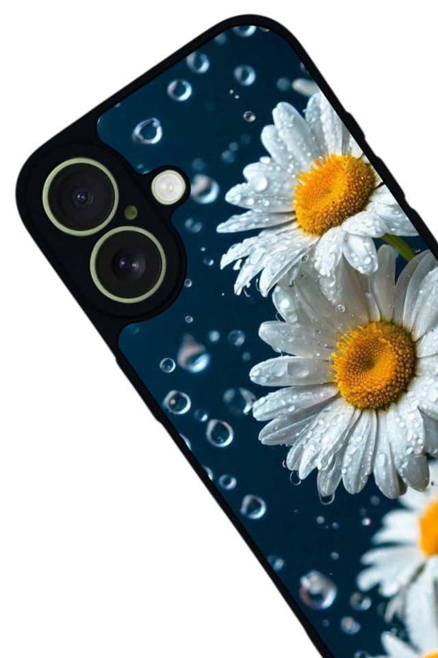 iPhone 17 Uyumlu Cicek Tasarımlı Glossy Premium Kılıf