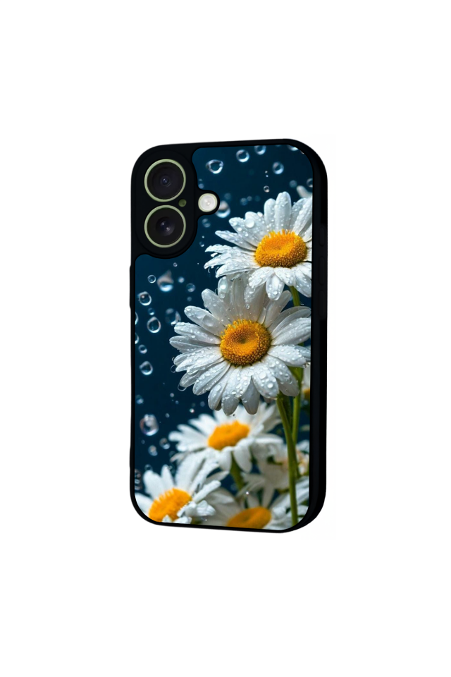 iPhone 17 Uyumlu Cicek Tasarımlı Glossy Premium Kılıf