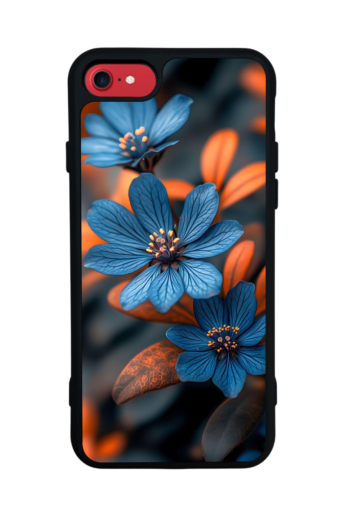 iPhone 7 Uyumlu Cicek Tasarımlı Glossy Premium Kılıf