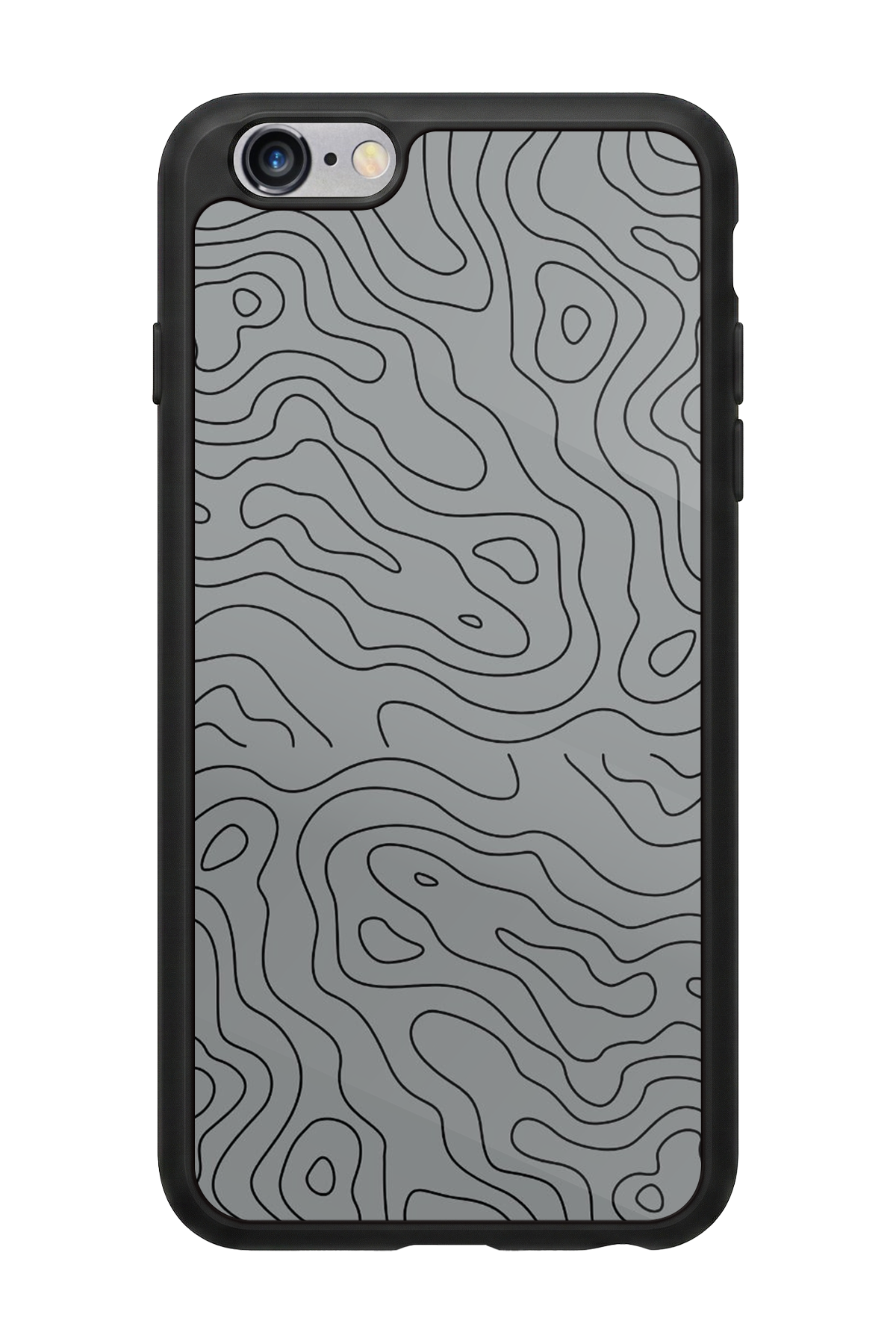 iPhone 6s Plus Uyumlu Çizgi Sanatı Tasarımlı Glossy Premium Kılıf