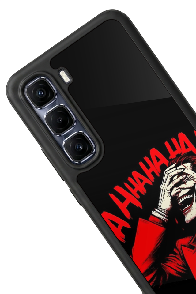 Infinix Hot 60 Pro Plus Uyumlu Joker Tasarımlı Glossy Premium Kılıf