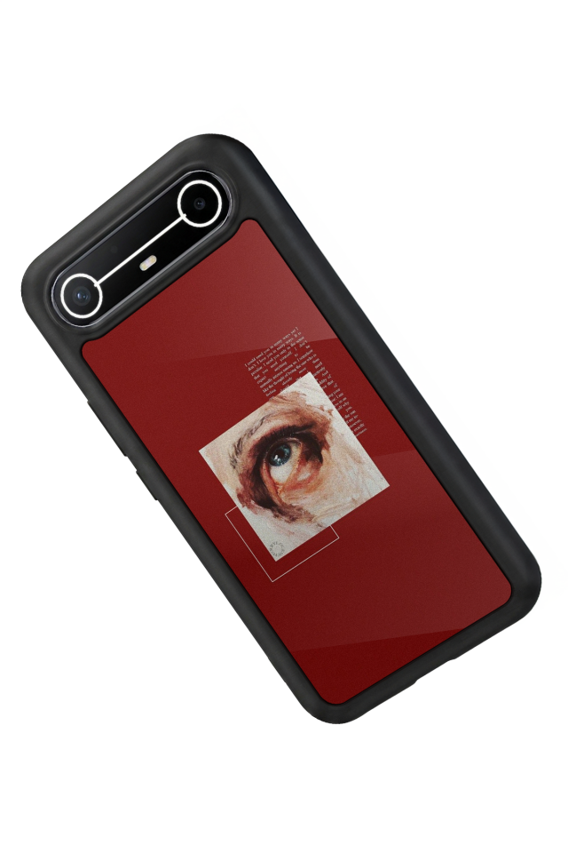 Tecno Spark Slim 5G Uyumlu Kirmizi Tasarımlı Glossy Premium Kılıf