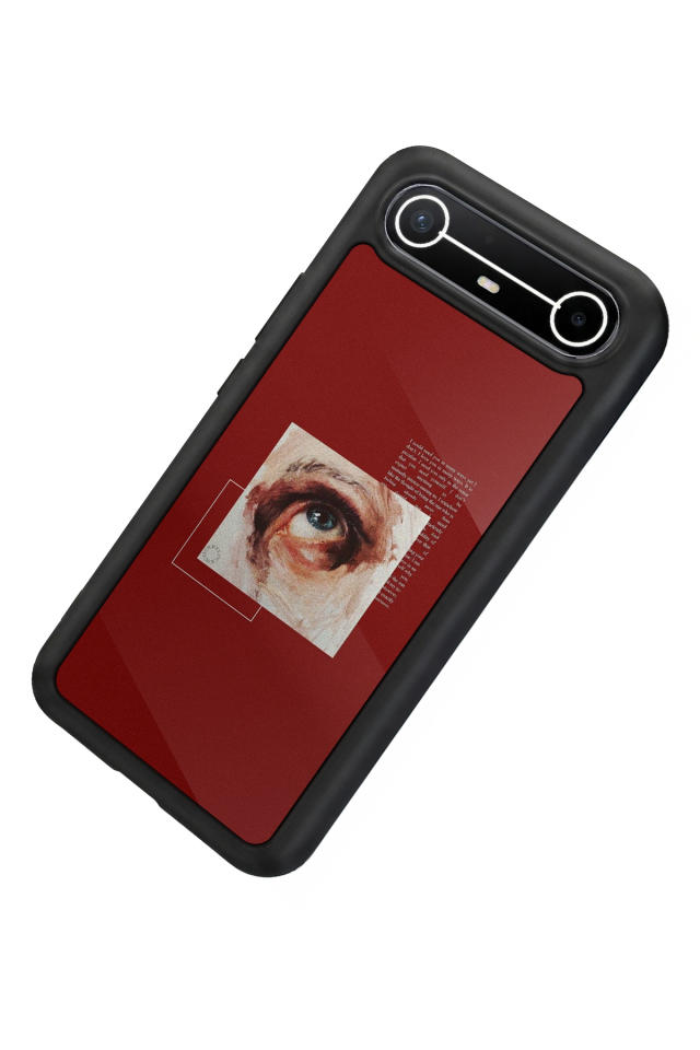 Tecno Spark Slim 5G Uyumlu Kirmizi Tasarımlı Glossy Premium Kılıf