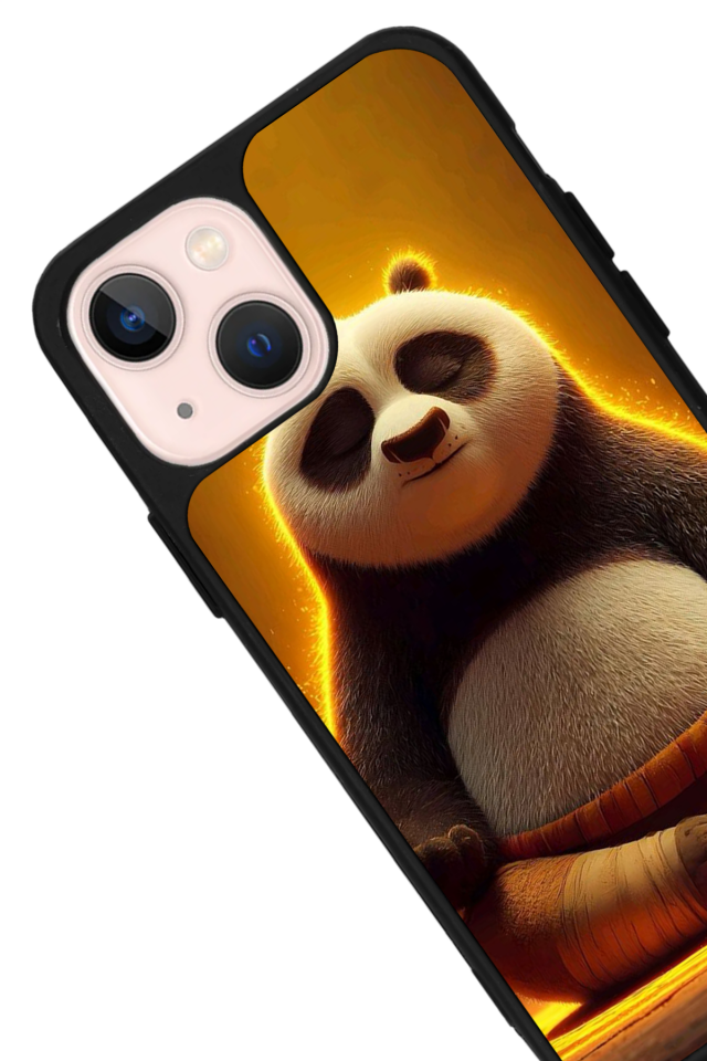 iPhone 15 Plus Uyumlu Kung Fu Panda Tasarımlı Glossy Premium Kılıf