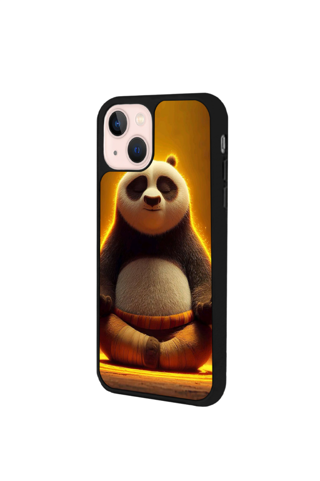iPhone 15 Plus Uyumlu Kung Fu Panda Tasarımlı Glossy Premium Kılıf