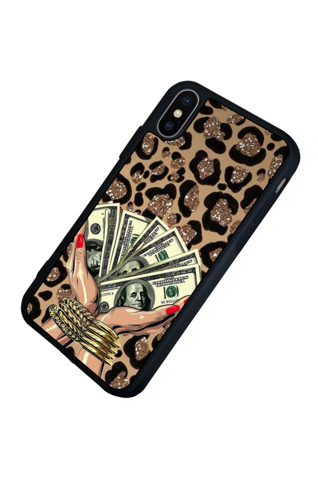 iPhone XS Max Uyumlu Para Tasarımlı Glossy Premium Kılıf