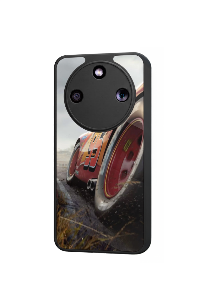 Honor Magic 8 Lite Uyumlu Şimsek McQueen Tasarımlı Glossy Premium Kılıf