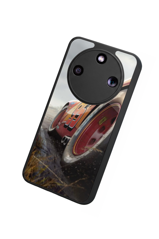 Honor Magic 8 Lite Uyumlu Şimsek McQueen Tasarımlı Glossy Premium Kılıf