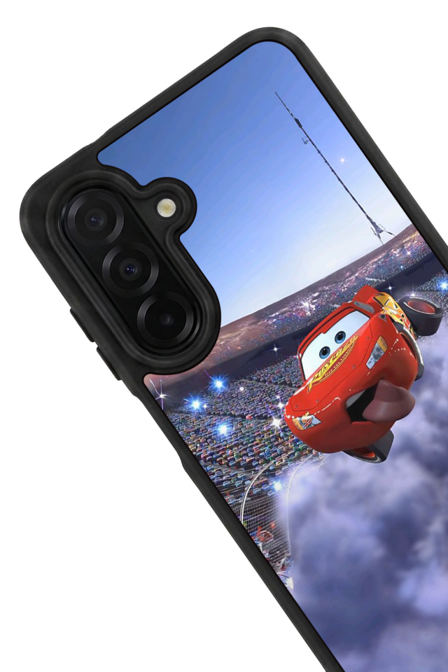 Samsung Galaxy A36 Uyumlu Şimsek McQueen Tasarımlı Glossy Premium Kılıf