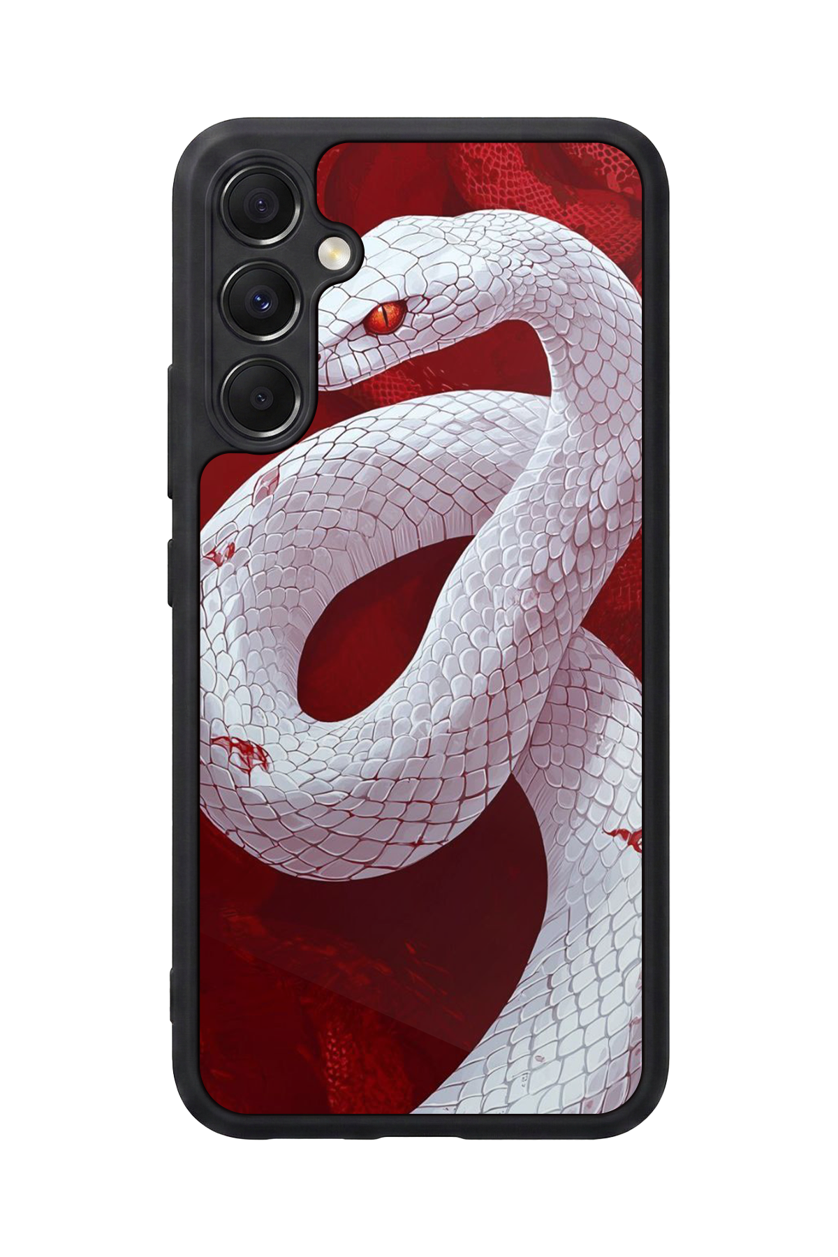 Samsung Galaxy M34 Uyumlu Yılan Tasarımlı Glossy Premium Kılıf