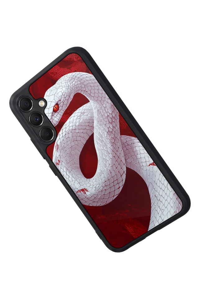 Samsung Galaxy M34 Uyumlu Yılan Tasarımlı Glossy Premium Kılıf