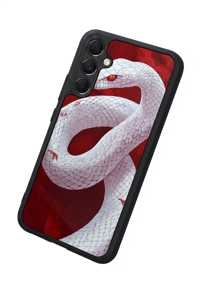 Samsung Galaxy M34 Uyumlu Yılan Tasarımlı Glossy Premium Kılıf
