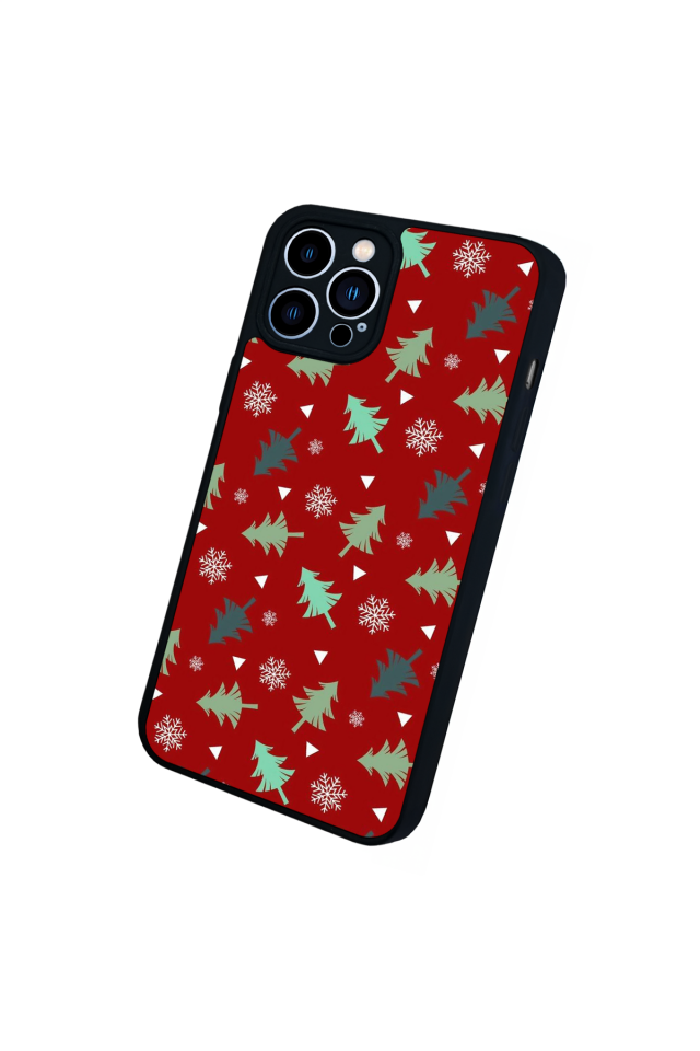 iPhone 13 Pro Max Uyumlu Yilbasi Christmas Tasarımlı Glossy Premium Kılıf