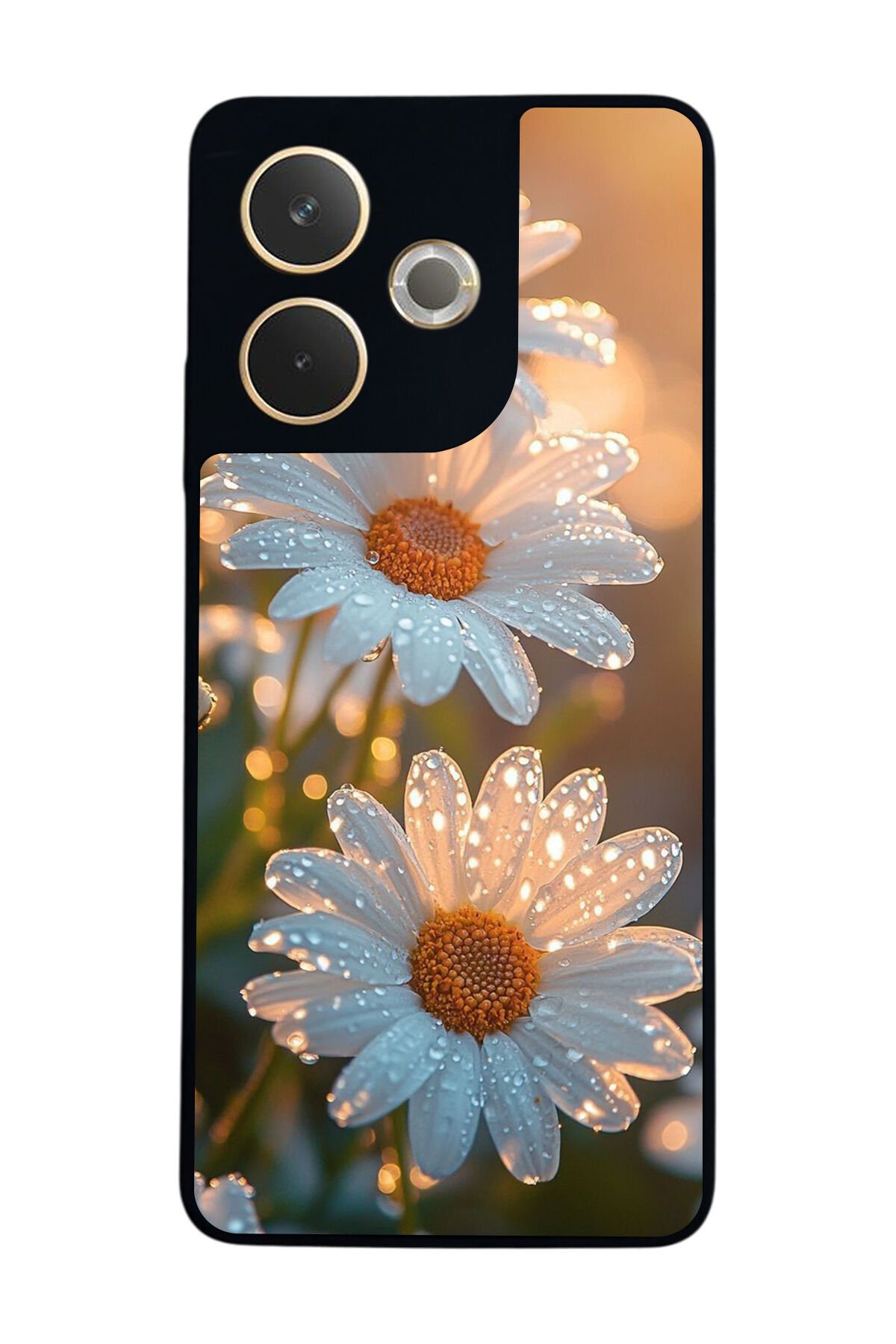 Oppo A5 Pro Uyumlu Cicek Tasarımlı Glossy Premium Kılıf