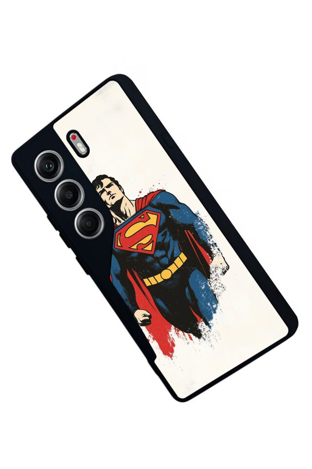 Tecno Camon 40 Uyumlu Superman Tasarımlı Glossy Premium Kılıf