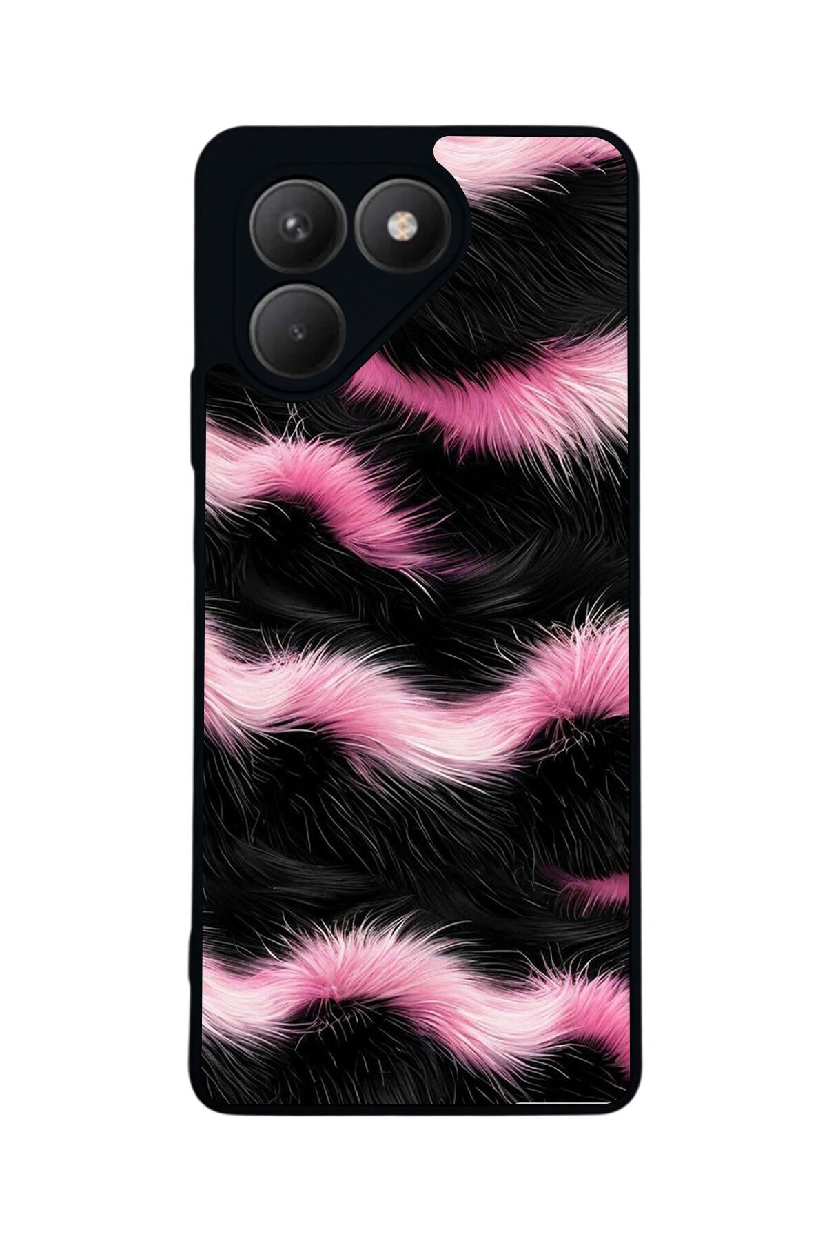 Tecno Pova 7 Mat Uyumlu Siyah Kılıf – Yumuşak Silikon, Koruyucu, Şok Emici Kapak