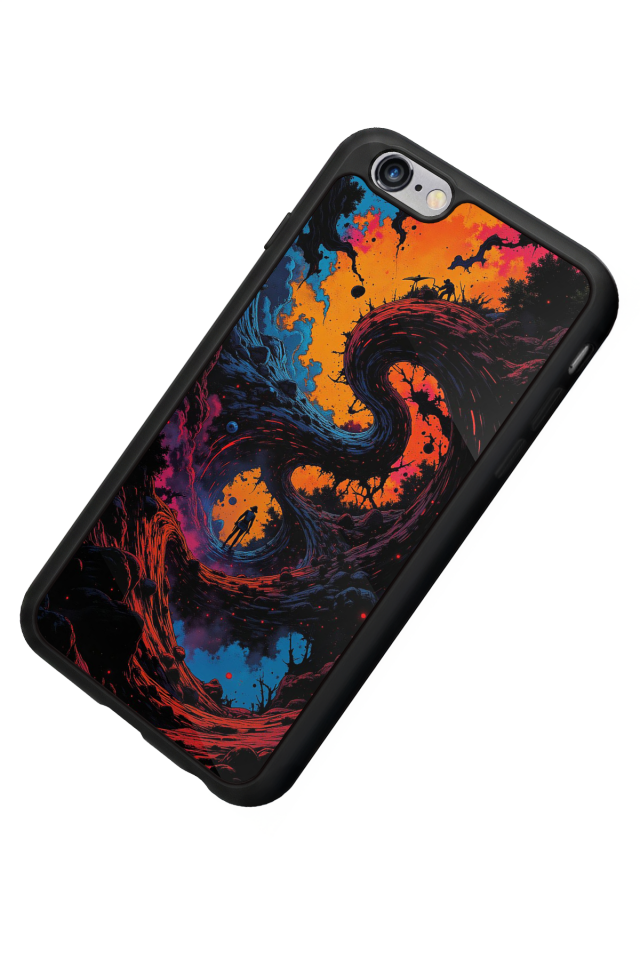 iPhone 6 Plus Uyumlu Abstract Tasarımlı Glossy Premium Kılıf