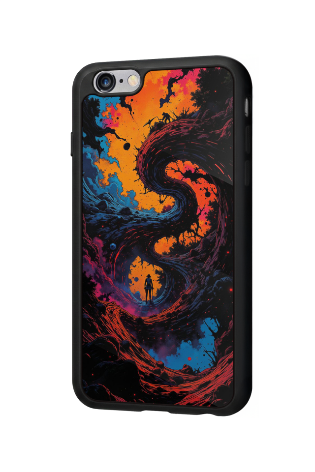 iPhone 6 Plus Uyumlu Abstract Tasarımlı Glossy Premium Kılıf