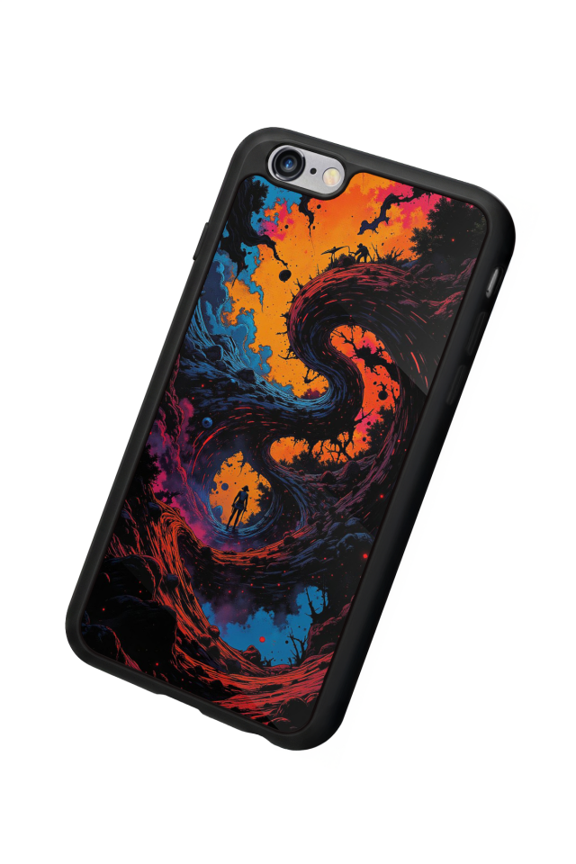 iPhone 6 Plus Uyumlu Abstract Tasarımlı Glossy Premium Kılıf