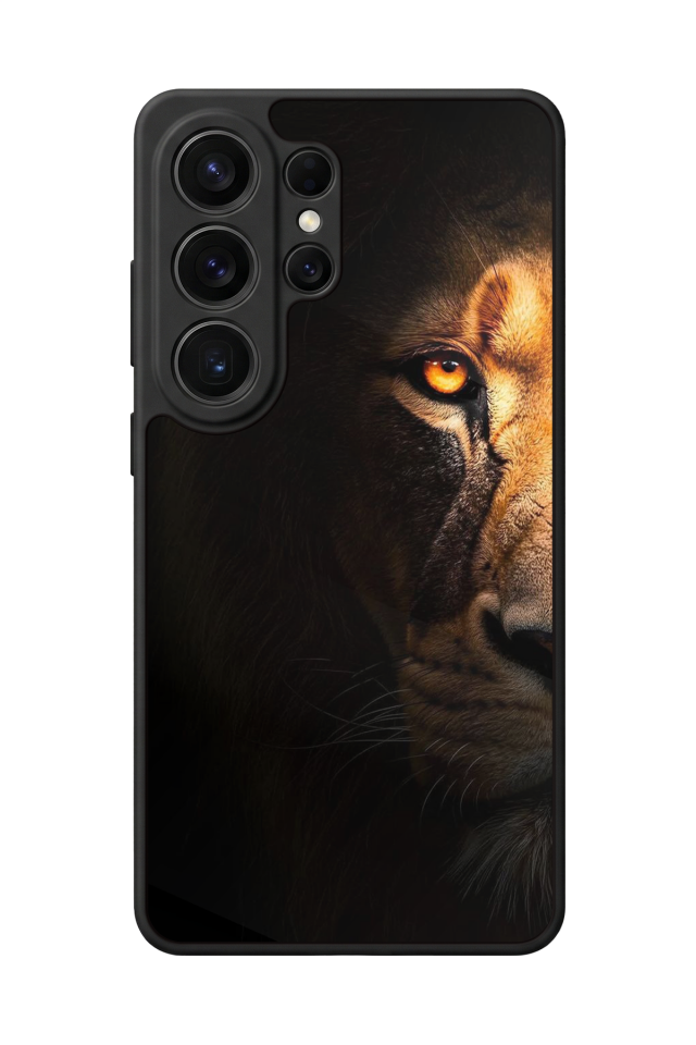 Samsung Galaxy S26 Ultra Uyumlu Aslan Tasarımlı Glossy Premium Kılıf
