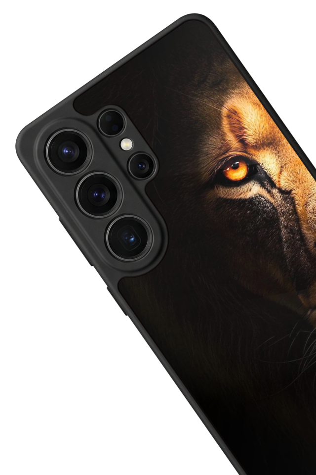 Samsung Galaxy S26 Ultra Uyumlu Aslan Tasarımlı Glossy Premium Kılıf