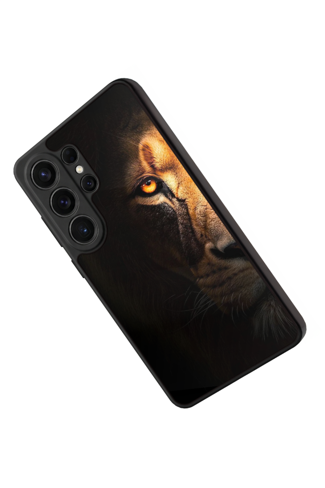 Samsung Galaxy S26 Ultra Uyumlu Aslan Tasarımlı Glossy Premium Kılıf