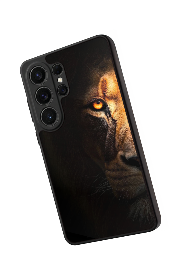 Samsung Galaxy S26 Ultra Uyumlu Aslan Tasarımlı Glossy Premium Kılıf