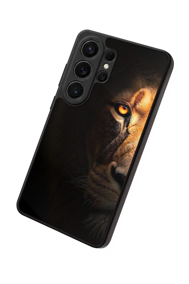 Samsung Galaxy S26 Ultra Uyumlu Aslan Tasarımlı Glossy Premium Kılıf